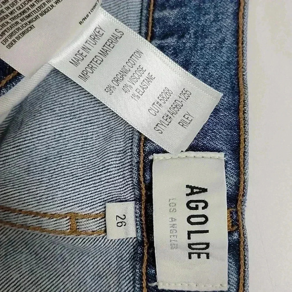 AGOLDE Riley High Rise Straight Jeans - Picture 10 of 14